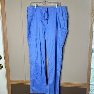 Butter Soft Blue Scrub Pants